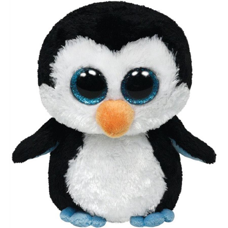 PLUSH TOY PENGUIN WADDLES 14CM METEOR TY336008 METEOR